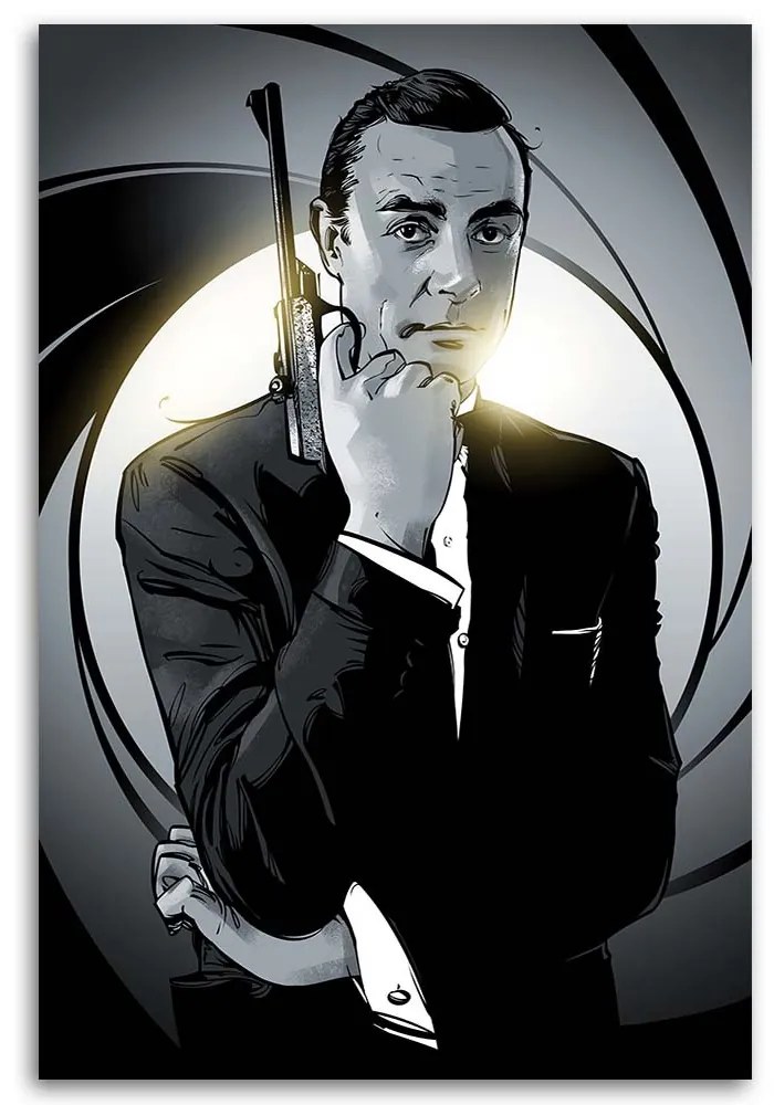 Gario Obraz na plátne James Bond - Nikita Abakumov Rozmery: 40 x 60 cm
