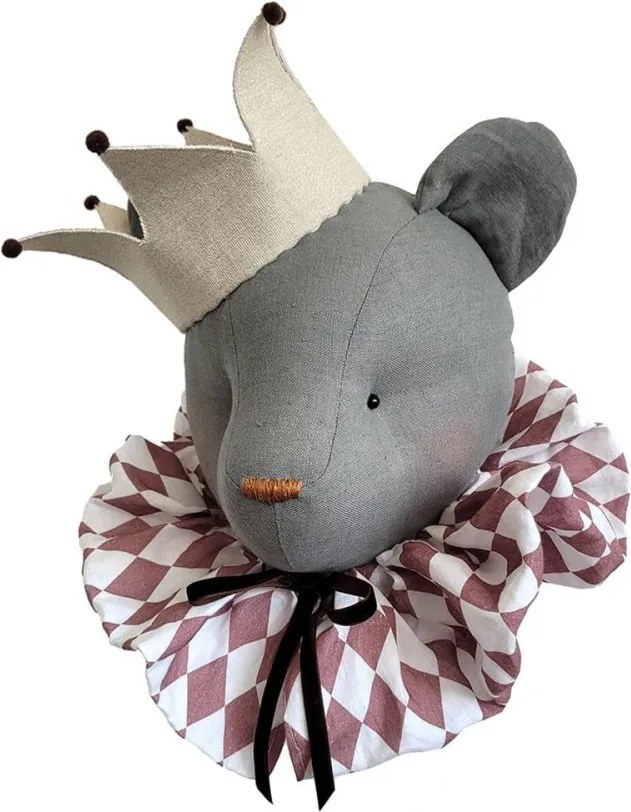 Dekorácia do detskej izby medvedík - grafitový