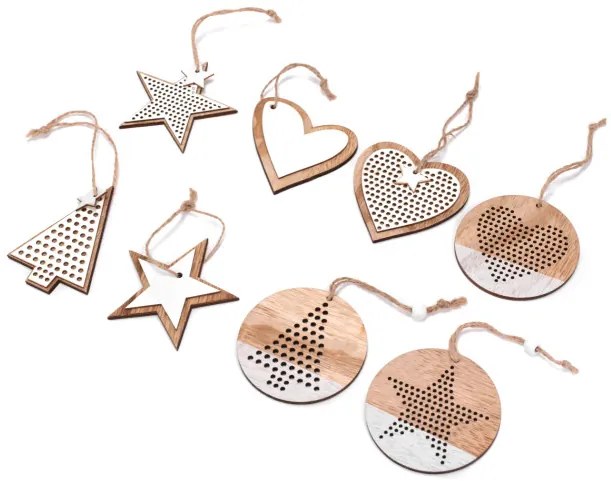 Vianočné ozdoby 311366 MIX (8 ks)