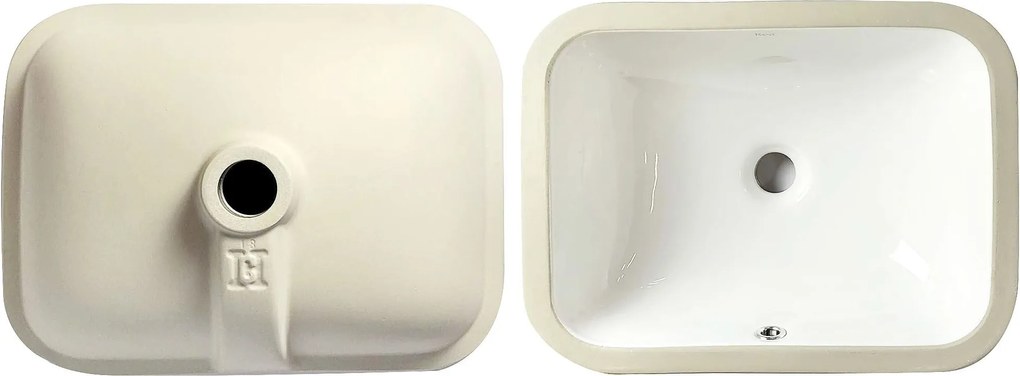 Rea Anabel, zapustené umývadlo 460x350x200 mm, biela lesklá, REA-U0624