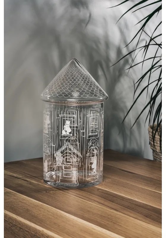 Sklenená dóza Moominhouse 30,5cm