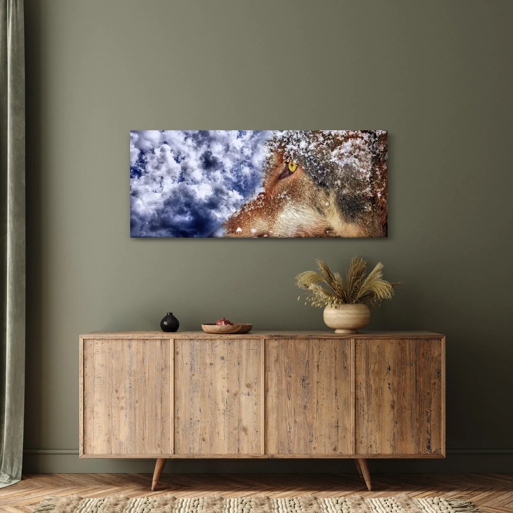 Obraz vlka (120x50 cm)