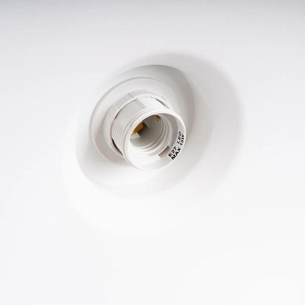 Závesné svietidlo Bilo, 1x biele kovové tienidlo