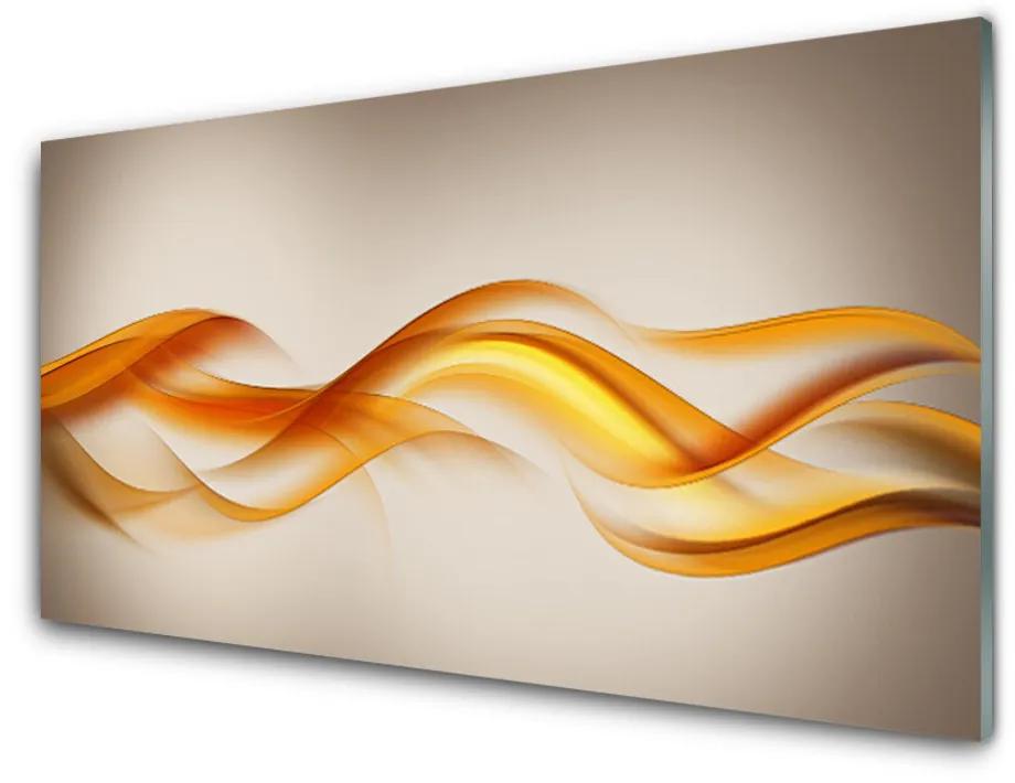 Obraz plexi Abstrakcia vlny art umenie 125x50 cm