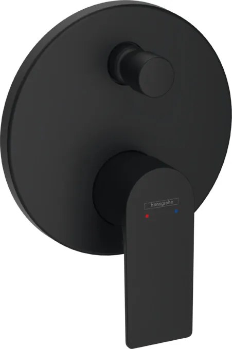 Hansgrohe Rebris E, vaňová batéria pod omietku pre iBox universal, čierna matná, HAN-72468670