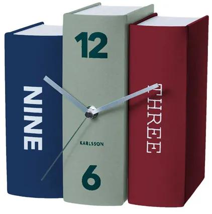 Stolové hodiny Karlsson Kniha 5629, 20 cm