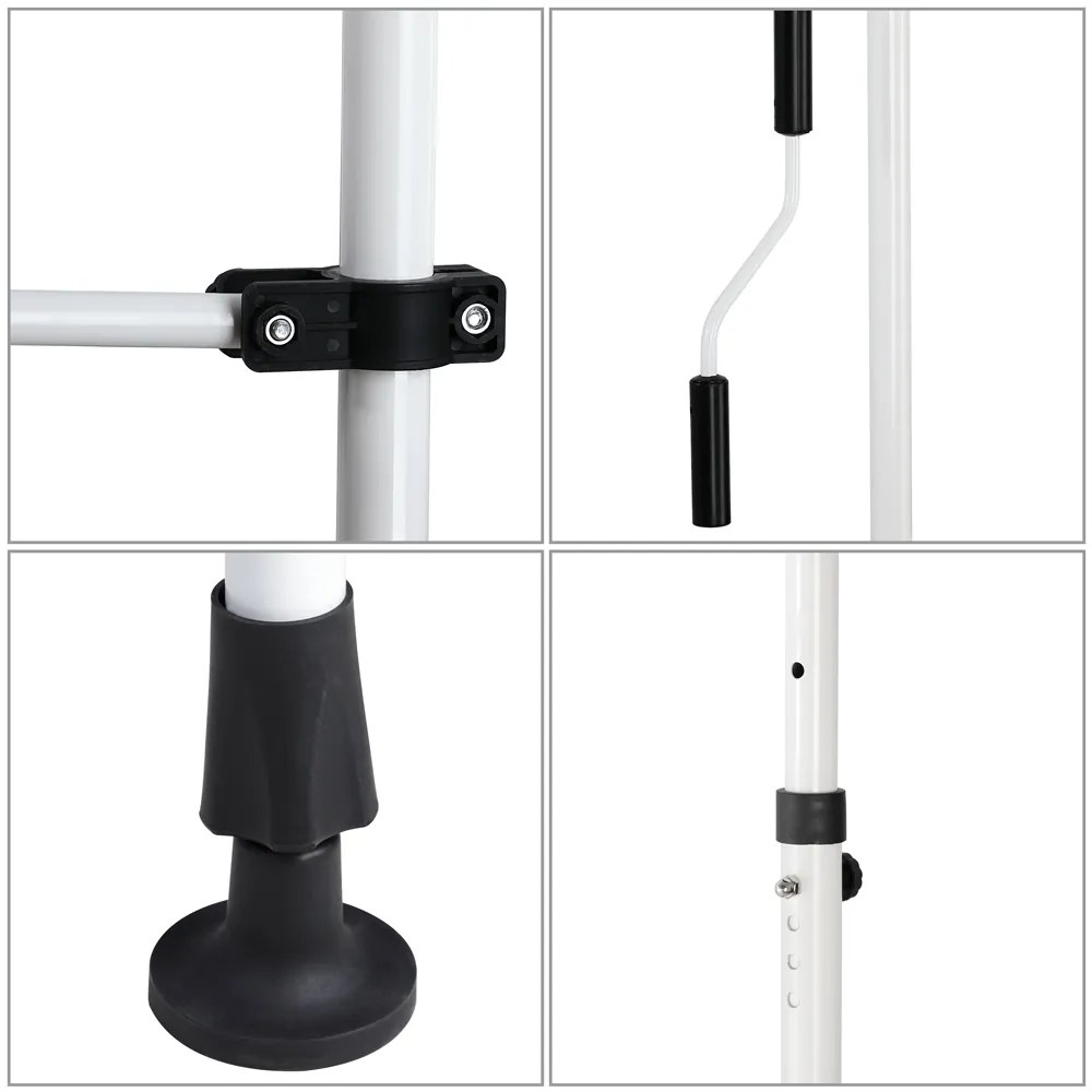 InternetovaZahrada Markíza 400 cm - oranžová/modrá
