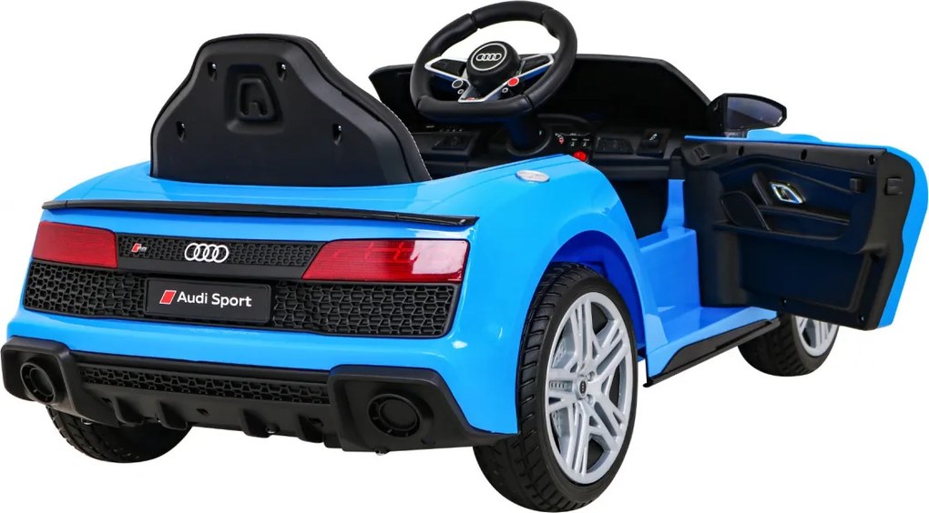 Ramiz Elektrické autíčko Audi R8 Lift modré + diaľkové ovládanie + EVA kolesá + MP3 + LED
