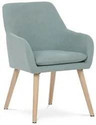 BONTEC Jedálenská stolička, modrá, látka, AK-310 BLUE2 Farba: Modrá