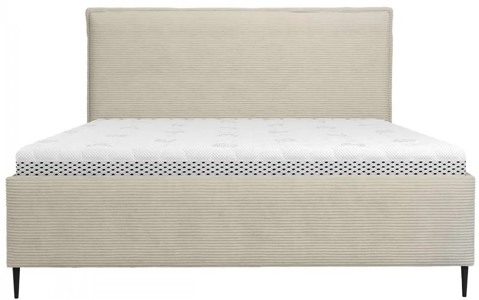 Čalúnená posteľ Alecias Corduroy, Dostupné poťahy: Poso 135, Rozmer postele: 140x200