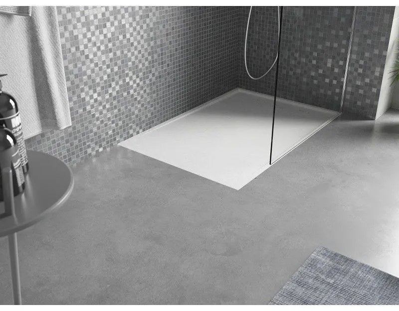 Mexen Amon, SMC obdĺžniková sprchová vanička 130 x 70 cm, biela, 4F107013