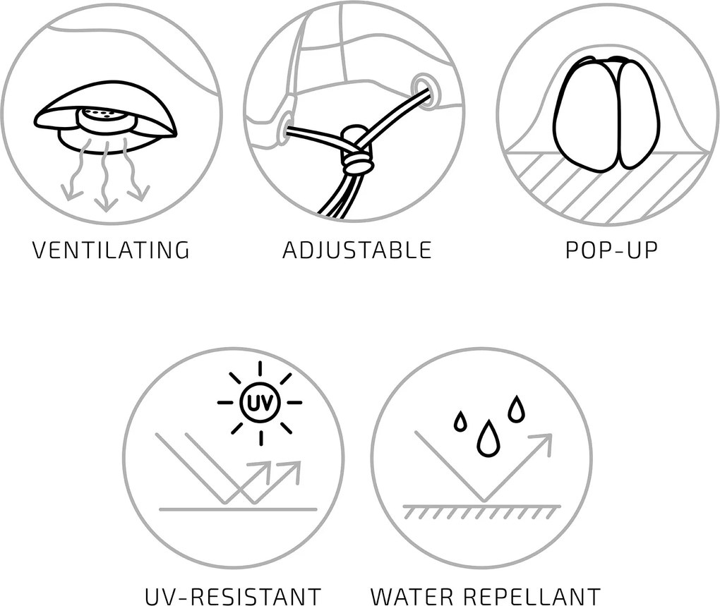 Poťah na záhradný nábytok Lvasalia 8 (čierna). Akcia -10%. Vlastná spoľahlivá doprava až k Vám domov. 1146458