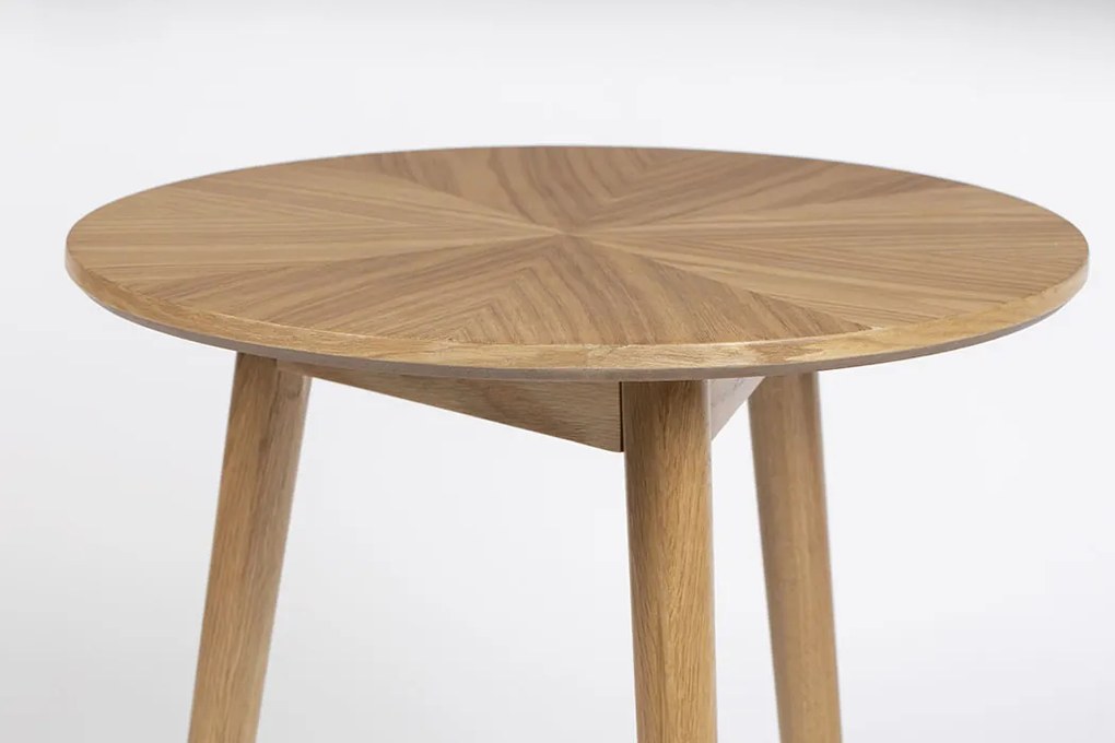 WL-Living Fabio okruhlý jedálenský stôl - Drevo, 100 cm