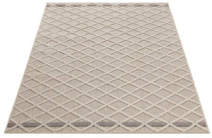 Kusový koberec Patara 4953 Beige – na von aj na doma, 140x200, béžová, chodba / predsieň, Ayyildiz