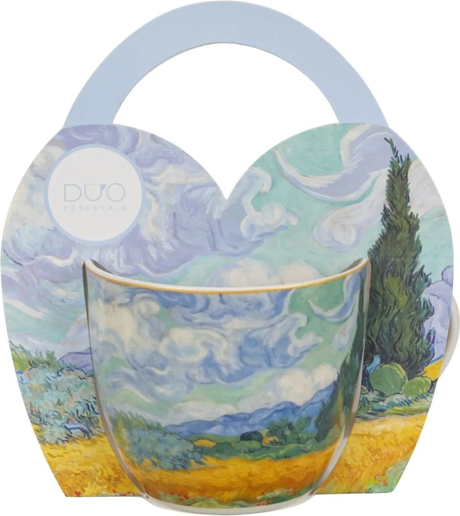 Porcelánový hrnček Van Gogh Wheat Field 460 ml