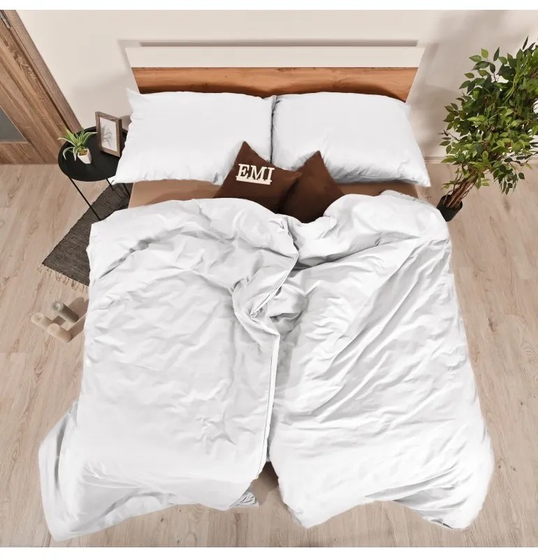 Obliečky biele bavlna delux EMI, Vankúš 40x40