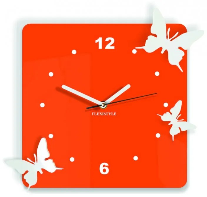 Nástenné hodiny Quartz, nalepovacie dekorácie, 3D zrkadlové nálepky Xmomo FL-z29-RAL2004-9010 HEU-