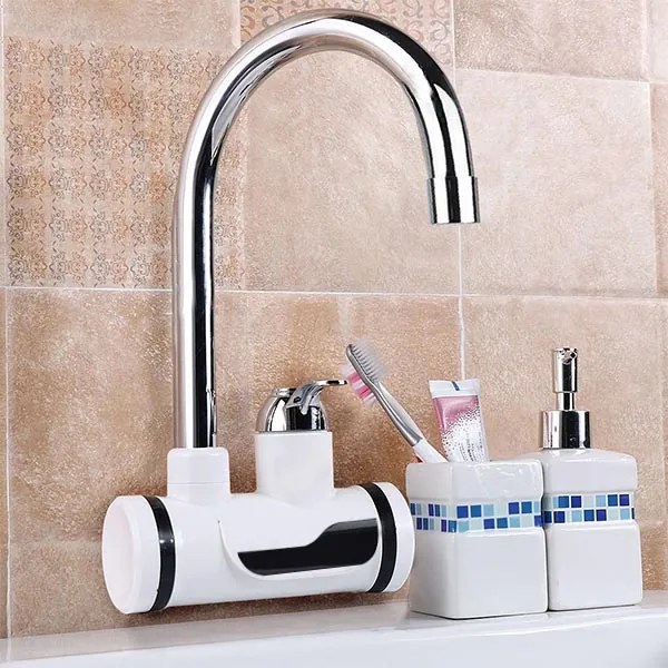 Batéria na okamžitý ohrev vody s LED displejom, - Horizontálne, nástenné pripojenie