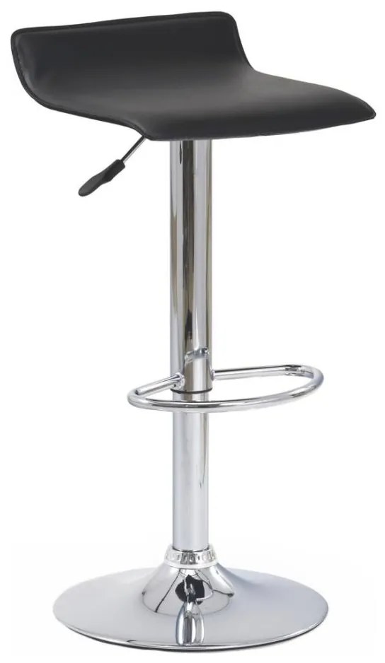 Barová stolička 84x40 cm čierna/chróm