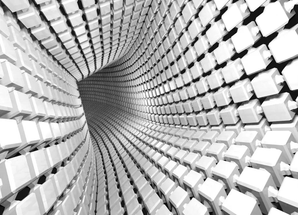 Manufakturer -  Tapeta 3D Abstract tunnel
