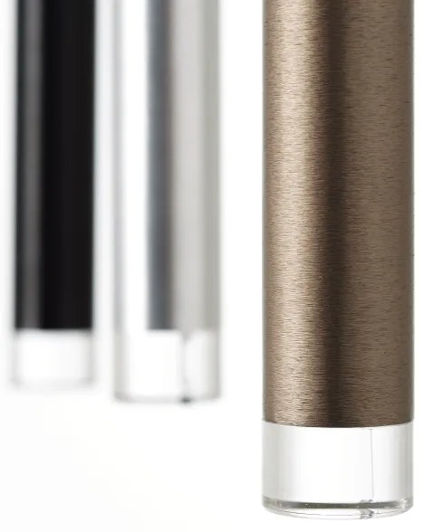 Brilliant - LED stmievateľný luster na lanku CEMBALO LED/32W/230V chróm/čierna/hnedá