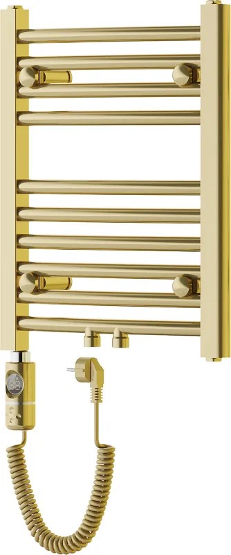 Mexen Ares, elektrické vykurovacie teleso 500 x 400 mm, 300 W, zlatá lesklá, W102-0500-400-2300-50