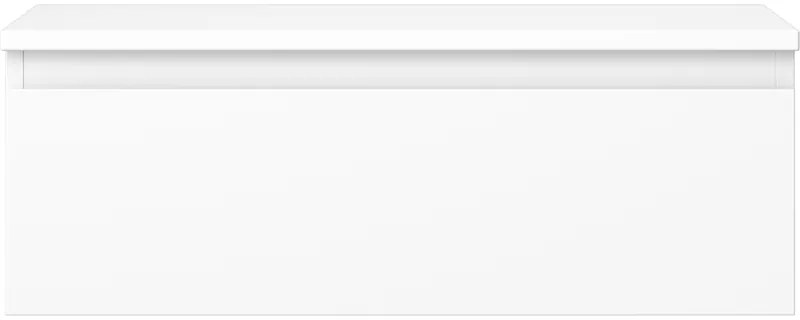 Mexen Orio, kúpeľňová skrinka 70 cm s hornou časťou, 1 zásuvka, biela matná, 91A10-07023-1-BFC01