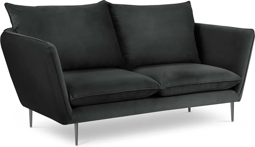 MAZZINI SOFAS Zamatová dvojmiestna pohovka Acacia 175 × 90 × 96 cm