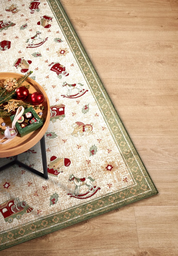 Villeroy & Boch Behúň Toy's delight so strihaným vlasom 106218 Green, Multicolor, 80x200, zelená, obývacia izba