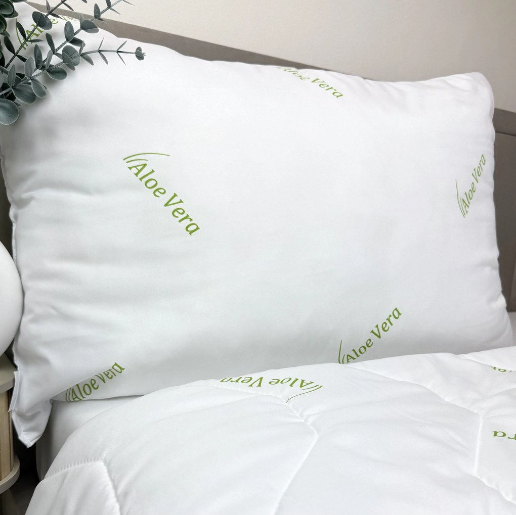 INTERMEDIC SK Vankúš Aloe Vera Green 70x90 – neštepovaný, 1+1 zadarmo, antibakteriálny Veľkosť: 45x65 cm