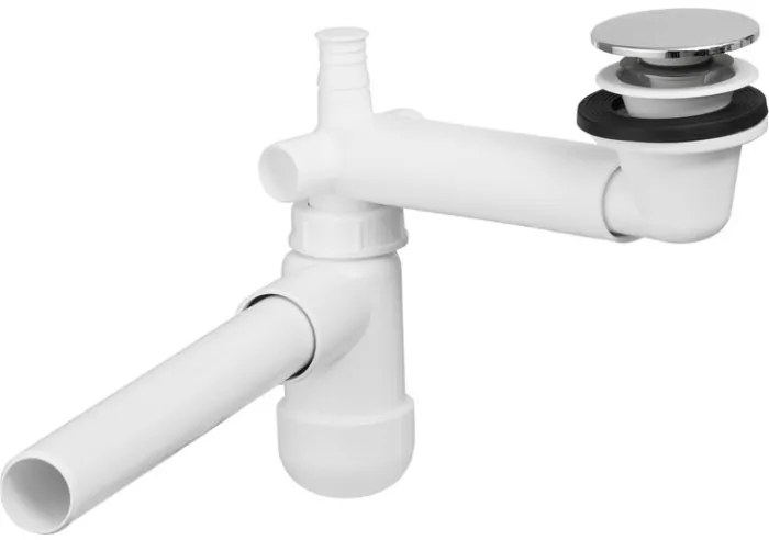 Kúpeľňová zostava Bali so zápustným umývadlom a skrinkami 60 cm biela/dub votan