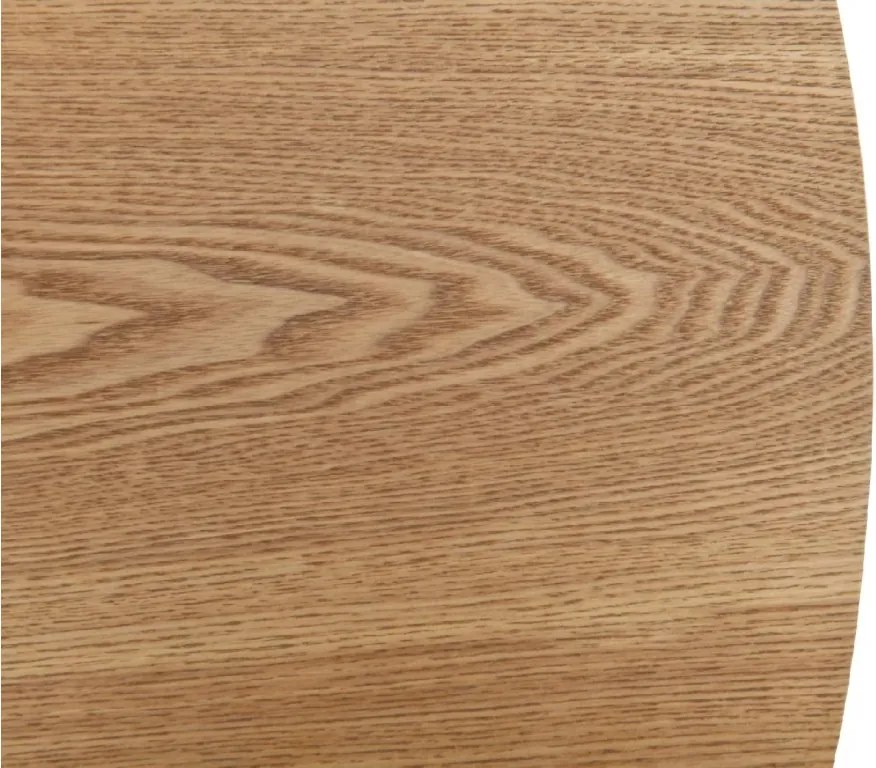 Okrúhly jedálenský stôl ANGEL 100x100 cm, dekor dub/kašmír