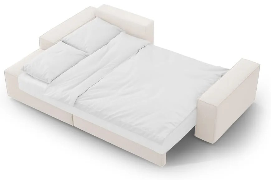 Béžová rozkladacia rohová pohovka (ľavý roh) Jodie – Micadoni Home