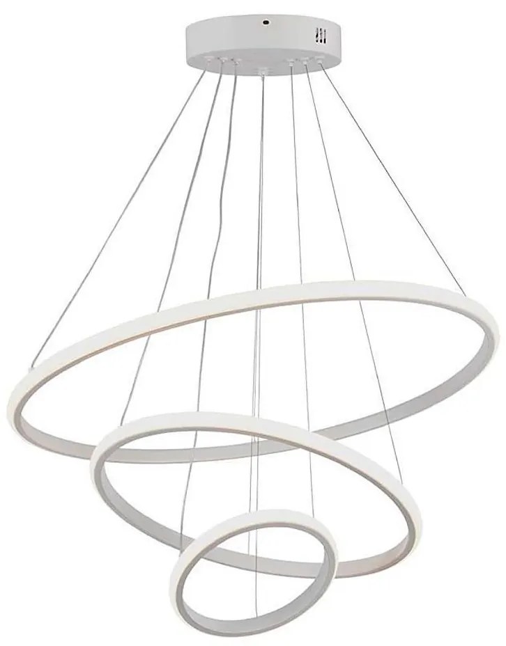 LED Luster na lanku LED/32W/230V 3000K biela