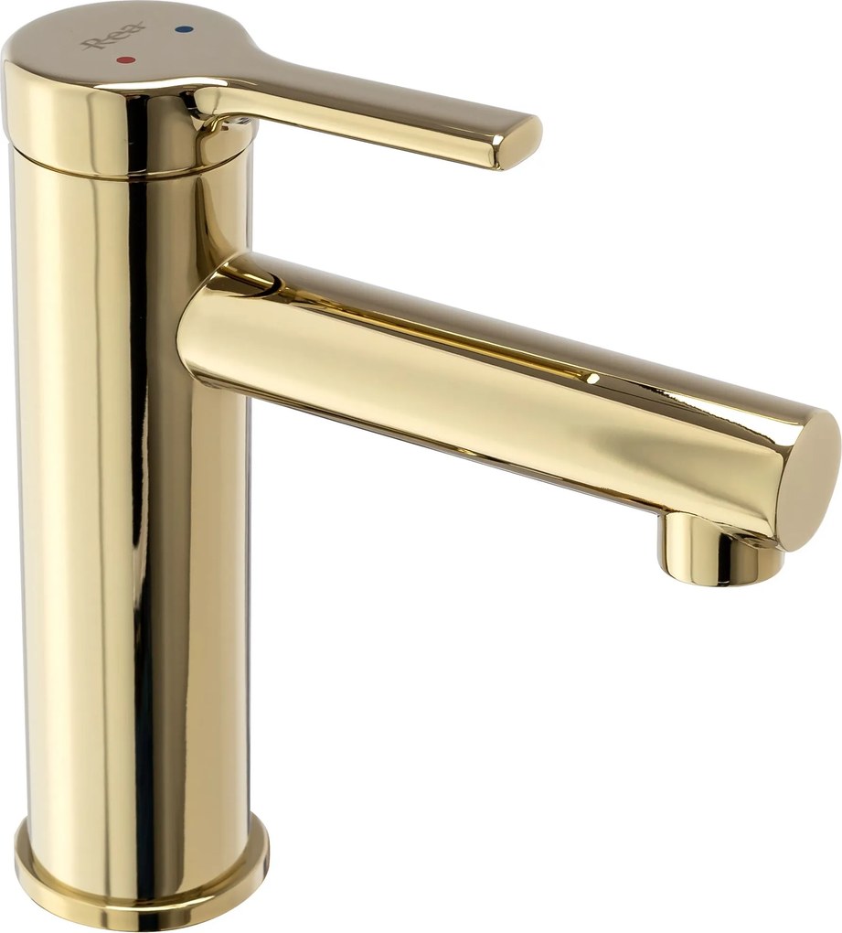 Rea Pixel, umývadlová batéria h-165, zlatá lesklá, REA-B2018