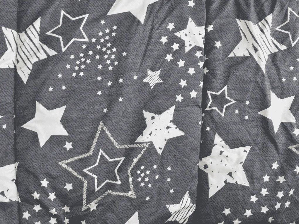 Súprava celoročnej prikrývky 140x200 cm z dutého vlákna s vankúšom 70x90 cm DREAM STAR