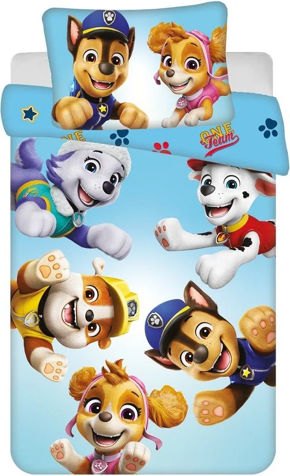 Bavlnená detská obliečka do postieľky 100x135 cm Paw Patrol – Jerry Fabrics