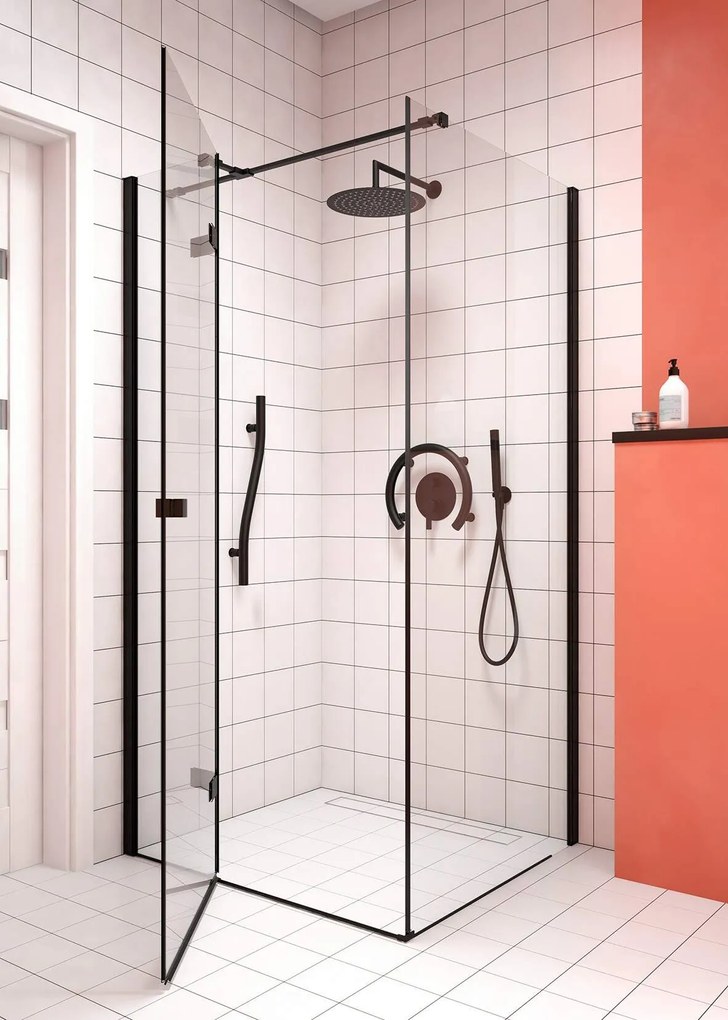 Deante Vital príslušenstvo, nástenné kovové madlo v tvare podkovy, čierna, DEA-NIV_B41G