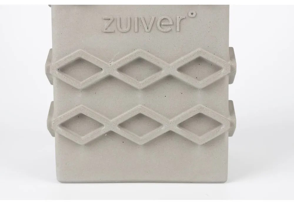 Svetlosivá váza z betónu Graphic – Zuiver