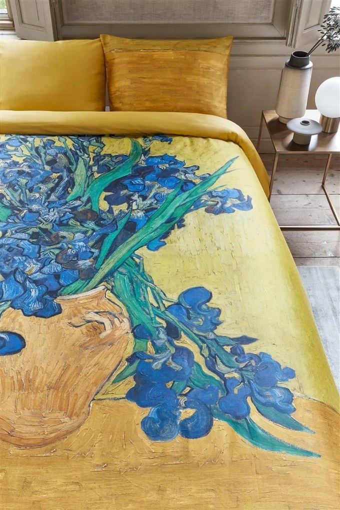 Pip Studio Predĺžené obliečky, 140x200/220 cm, Van Gogh Museum Irises Yellow