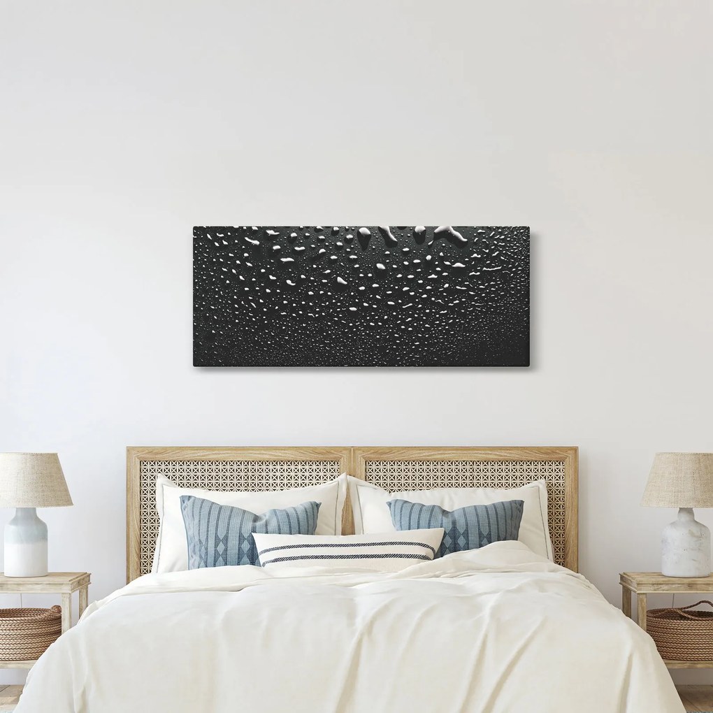 Obraz kvapiek vody (120x50 cm)