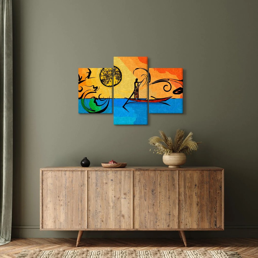 Obraz starovekej maľby (90x60 cm)