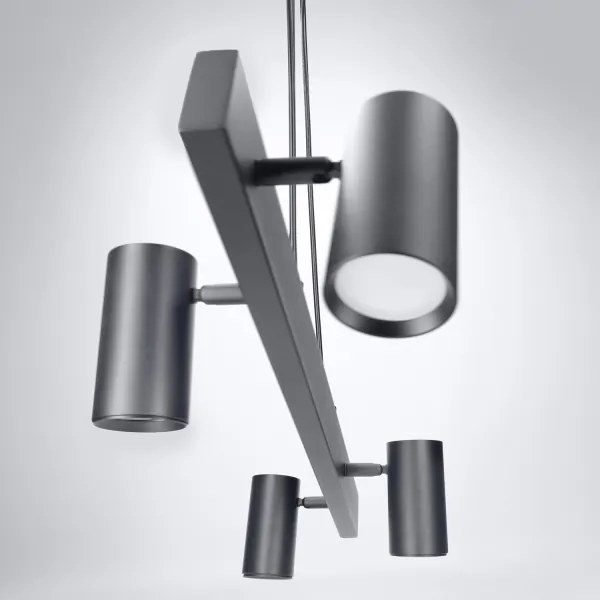 Brilagi - Luster na lanku SELE 4xGU10/30W/230V čierna