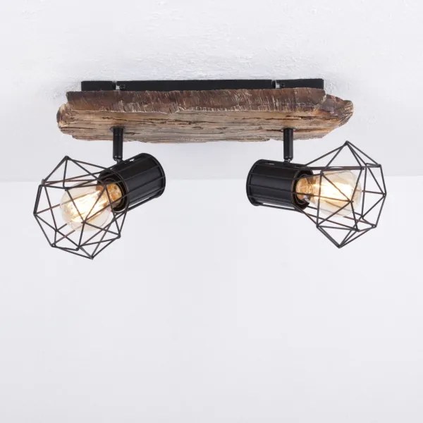 Globo 54017W-2 - Bodové svietidlo PRISKA 2xE27/60W/230V