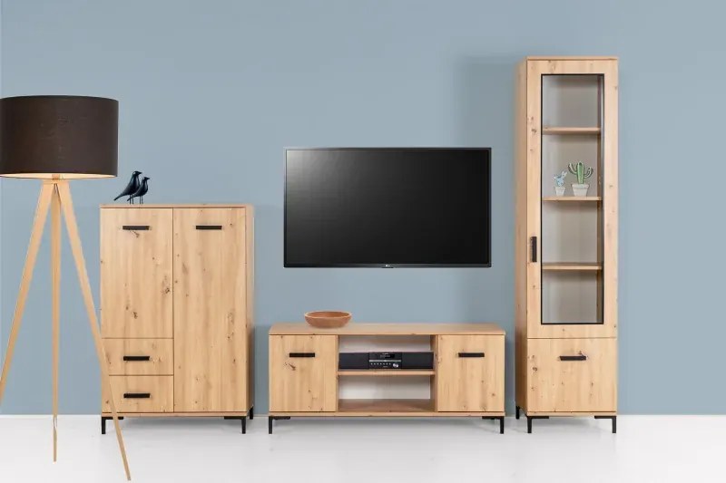 Obývacia stena REVO, dub artisan