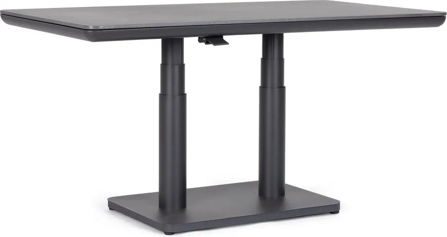 Hliníkový záhradný jedálenský stôl 80x140 cm Miguel – Bizzotto