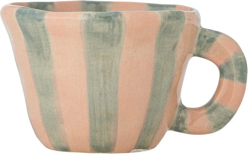 Svetlozelená/svetloružová keramická šálka na espresso 110 ml Nini – Bloomingville
