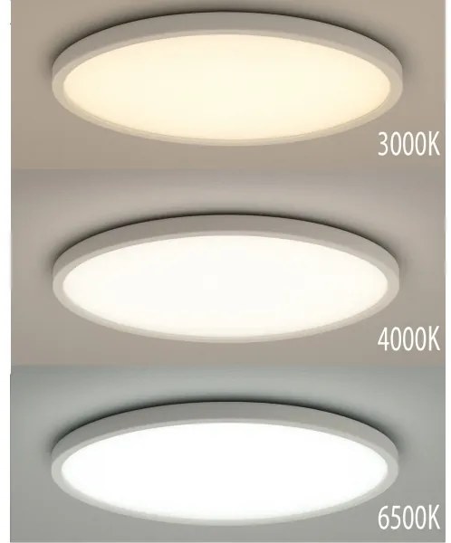LED stropné svietidlo LED/18W/230V 3000/4000/6500K priemer 23 cm biela