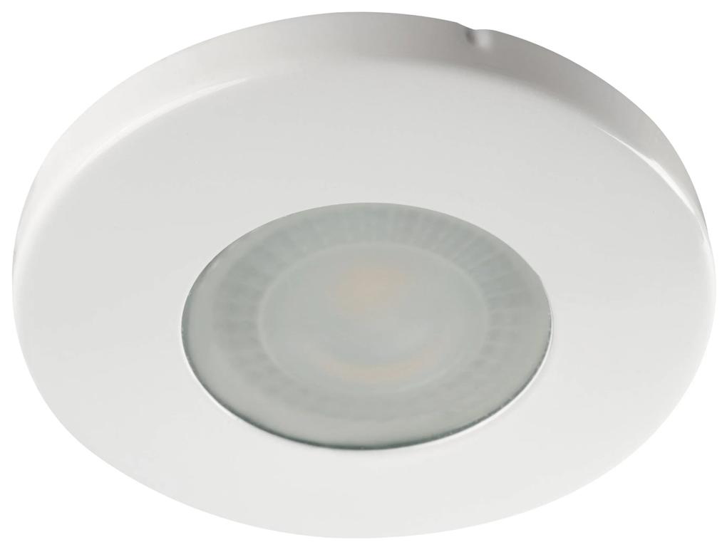 KANLUX Stropné bodové svietidlo NEMERO, 1xGX5.3, 35W, IP44, 85mm, kruhové, biele