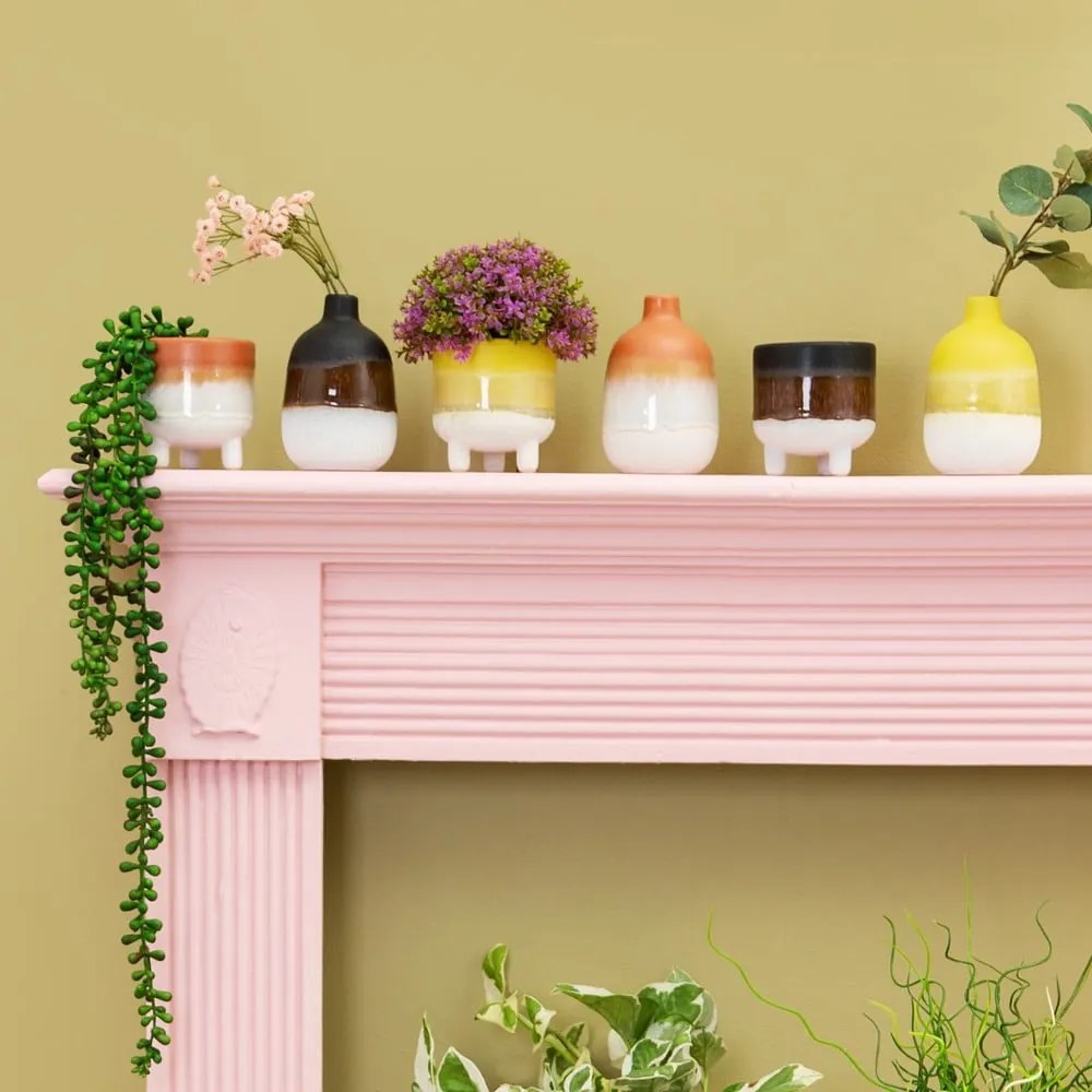 Čierno-biela váza Sass & Belle Bohemian Home Mojave